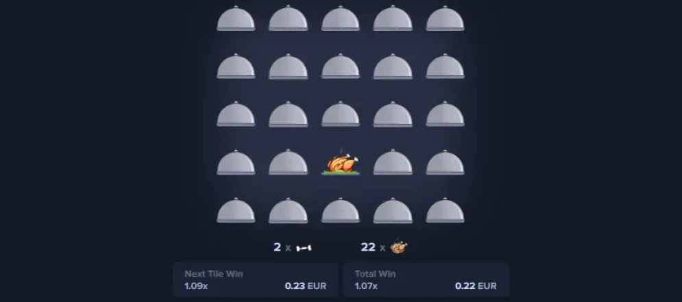 MyStake Chicken gameplay